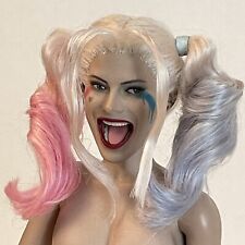 Harley Quinn custom  Rooted  12”  1/6 SCALE  action figure HEAD Suicide Squad