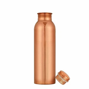 100% Pure Copper Water Bottle for Yoga / Ayurveda Health Benefits 1000 ml - Picture 1 of 3