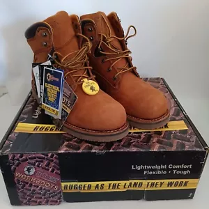 Chippewa Steel Toe Boots Apache Chocolate 72104 Brand New with Box Size 9M - Picture 1 of 15