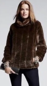 Banana Republic Faux Fur Pullover - Picture 1 of 7