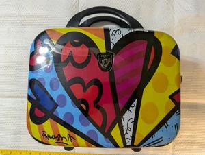 Romero Britto Heys Amerika Schmetterling Herz Kosmetikkoffer Heys USA - Bild 1 von 12