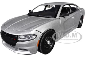 2023 DODGE CHARGER VERFOLGUNG POLICE SILBER "BUILDER'S KIT" 1/24 VON MOTORMAX 76996 - Bild 1 von 6