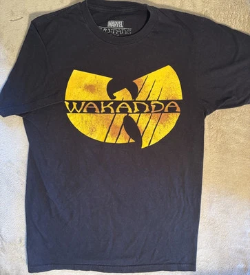 Camiseta Wu-Tang Clan Wakanda Pantera Negra Talla S Pequeña Foto 1 de 2