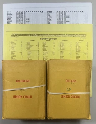 APBA Baseball 1964 R season Complete Cards Set w/MG symbols Near Mint to Mint - Image 1 of 2