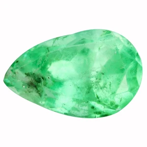 1.35 Ct Topnotch Perfect Pear 8.9 x 5.7 MM 100% Natural Green Colombia Emerald - Picture 1 of 5