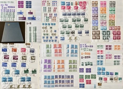 Israel Mid Period Marginals Blocks M&U Stockbook (Apx 400 Stamps) GM3519 - image 1 of 4