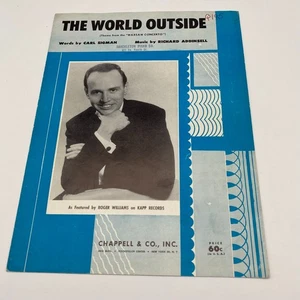 Partituras The World Outside 1958 tema concierto de Varsovia, Roger Williams, Addin - Imagen 1 de 7