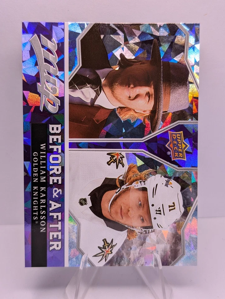 2021-22 Upper Deck MVP Before & After William Karlsson #BA-19 Las Vegas Knights - Image 1 of 2