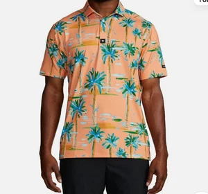 Bad Birdie Herren Hotel California Poloshirt XL Orange Kurzarm Kragen - Bild 1 von 8