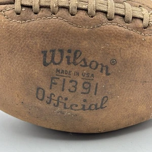 Vintage Wilson 1970's F1391 Official NFL Leather Football Top Grain Cowhide - Bild 1 von 9