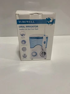 TUREWELL Wasser Zahnseide Munddusche 600ML Zahnreiniger 10 verstellbar weiß - Bild 1 von 1