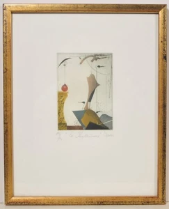 Josef Werner/ Radierung / handsigniert /180 Exemplare/Kunsträumer/Gerahmt - Picture 1 of 4