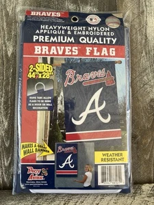 Atlanta Braves Flag 44inx28in Sports Flag Banner Baseball New Fast USA Ship - Picture 1 of 2