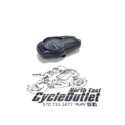 2017 13-18 NINJA ZX6R ZX636 OEM SPEEDO TACH GAUGES GAUGE CLUSTER *10,393 MILES - Image 1 of 4