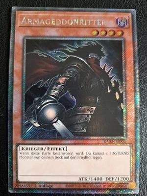 YU-GI-OH! Armageddonritter - Platinum Secret Rare - Quarter Century Bonanza - Bild 1 von 2