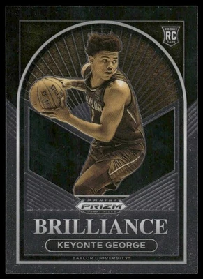 2023 Panini Prizm Draft Picks #14 Keyonte George Rookie Brilliance Baylor Bears - Image 1 of 2