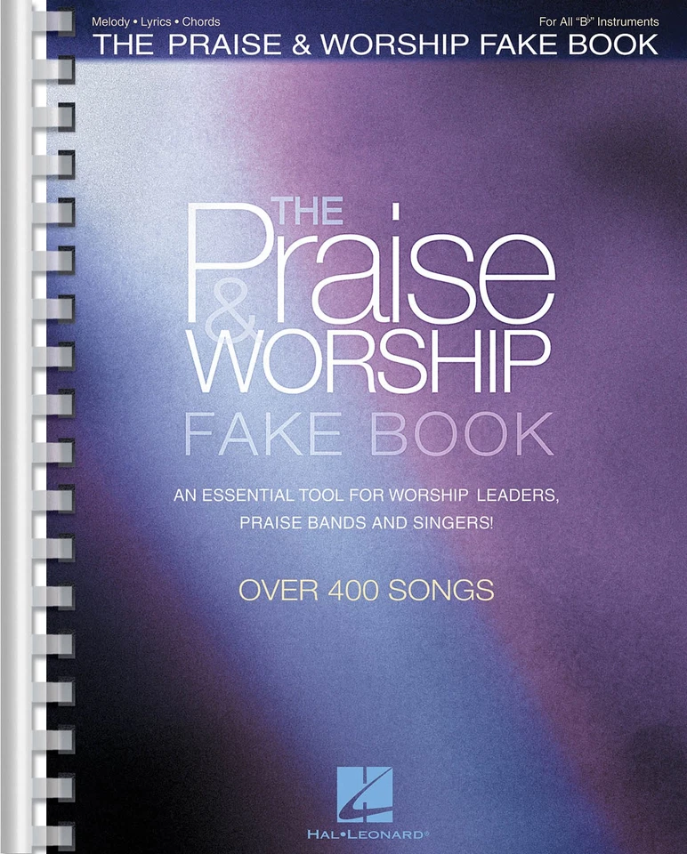Praise & Worship Fake Book Bb Trumpet Clarinet Tenor Sax Christian Sheet Music - Image 1 of 1