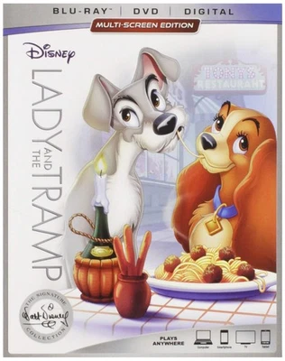 LADY AND THE TRAMP (Blu-ray) Peggy Lee Barbara Luddy Larry Roberts (US IMPORT) - Image 1 of 4