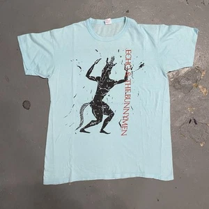 Vintage 80s Echo & The Bunnymen Shirt XL - Picture 1 of 6
