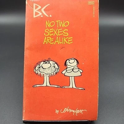 B.C. No Two Sexes Are Alike Mass Market Paperback Johnny Hart first edition 1981 Foto 1 de 4