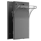Case for Sony Xperia XZ1 (5.2 inch) Soft TPU Rubber Gel Bumper Transparent Ba...