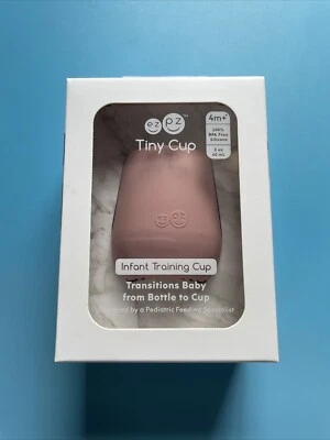 Nueva taza pequeña de entrenamiento infantil ezpz gris silicona libre de BPA 2 OZ NUEVA EN CAJA Foto 1 de 4