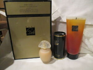 AVON RARE GOLD "Romantic Treasures Gift Set" Shower Gel, Talc & Parfum Mist 