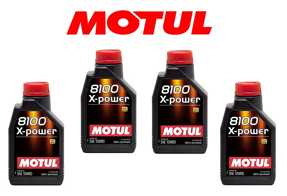 Motul 8100 X-Power 10W60 A3/B4, 4 litri - Immagine 1 di 2