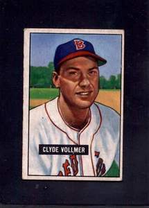 1951 Clyde Vollmer Bowman #91 Red Sox Baseball Card - Picture 1 of 1
