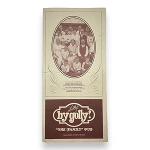 1970s Holly's By Golly Restaurant Menu Family Pub Grand Rapids Wyoming Michigan - Picture 1 of 6
