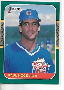 1987 Donruss The Rookies Paul Noce Card - Picture 1 of 1