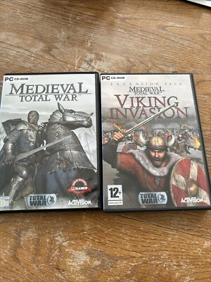 MEDIEVAL: TOTAL WAR & VIKING INVASION EXPANSION PACK - PC CD-ROM ACTIVISION 2003 - Image 1 of 3