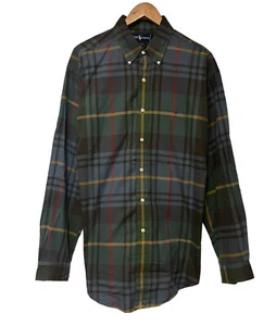 Camisa De Colección Ralph Lauren Para Hombre Con Botones Multicolor A Cuadros Poni Logo Talla L guc - Imagen 1 de 6