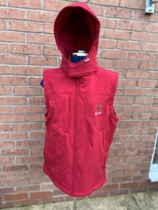 B&C Collection Wales Red Dragon Mens Gillet XL Welsh hooded - Picture 1 of 8