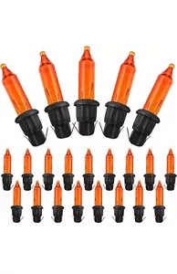 60 Count Mini Incandescent Christmas String Lights 2.5V Replacement Bulbs - Picture 1 of 6