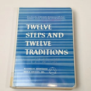 Twelve Steps and Twelve Traditions Cassette Tape Audiobook Vintage AA Braille - Imagen 1 de 7