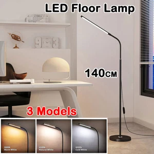 LED Floor Lamp 360° Adjustable Standing Light Reading Eyelash Gooseneck Lamp - Picture 1 of 24