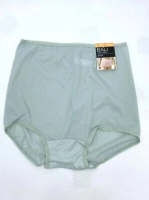 NWT Bali L 7 Skimp Skamp Nylon Brief Panty Soft Celadon Mint Green - Image 1 of 4