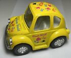Volkswagen Beetle Diecast Yellow Flower World Power Toy Car