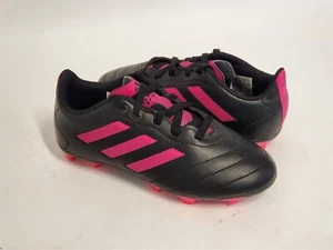 Adidas Niños Goletto VII FG J Botines de Fútbol Zapatos FV2894 Negro/Rosa Talla 13.5 EE. UU. - Imagen 1 de 8
