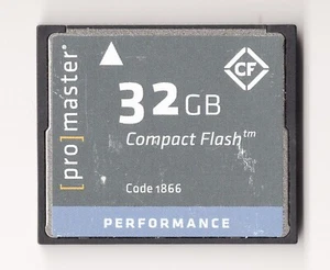 ProMaster Performance 32GB CF Compact Flash Camera Memory Card - Picture 1 of 2