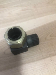 Hydraulik Fitting Rohr 90 GRAD KRÜMMER KOMPRESSION 3/4" auf 3/4 NPT Mail A3R3 - Bild 1 von 3