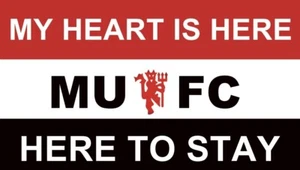 Manchester United Flagge (3 x 5 Fuß) One Love Man Utd Flagge MUFC - Bild 1 von 3