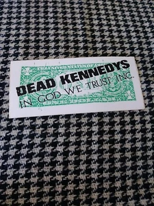 Dead Kennedys, adesivo, adesivo musicale, da collezione, NUOVO adesivo vintage  - Foto 1 di 1