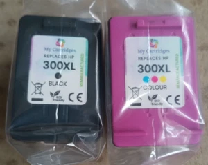 Wkłady atramentowe do HP 300XL czarne + do HP 300XL kolorowe - Darmowa wysyłka! - Zdjęcie 1 z 7
