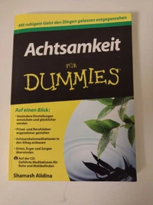°SHAMASH ALIDINA°°ACHTSAMKEIT FÜR DUMMIES°°MIT CD°°MIT RUHIGEM GEIST DEN DINGEN - Bild 1 von 3