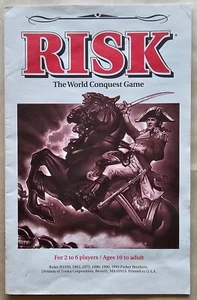 Risk 1993 Instruction Manual, Rule Book - Replacement - Picture 1 of 2