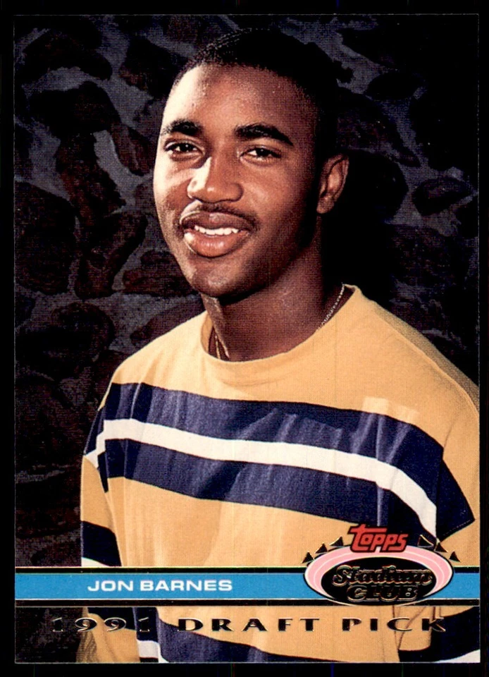 1991 Stadium Club Stadium Set Jon Barnes Baseball Cards #12 - Image 1 of 2