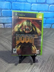 Doom 3 (Microsoft Original Xbox, 2005) Game, Case, and Instruction Manual - Picture 1 of 3