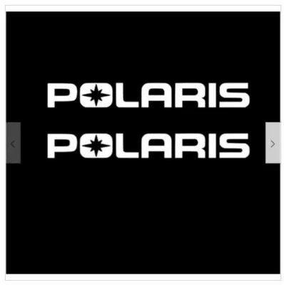  POLARIS Stickers Polaris Vinyl 2x (PAIR) 10 COLOR OPTIONS /POLARIS 1000 GRILL- - Image 1 of 2